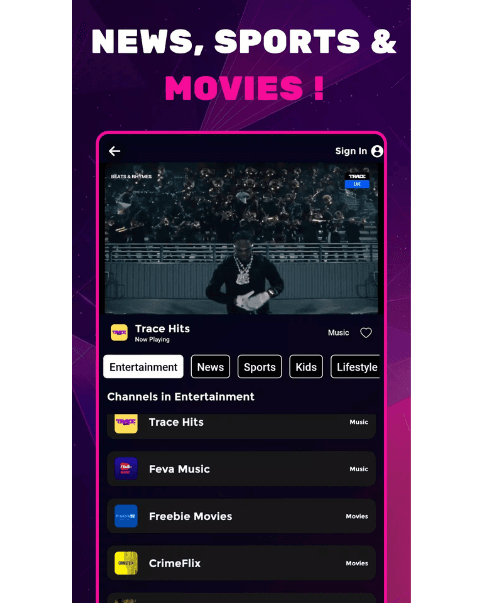 OqeeTV IPTV streaming service dashboard